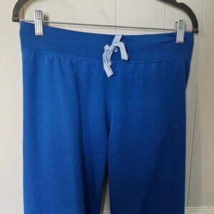 Figs Scrubs Livingston Pants - royal blue - small